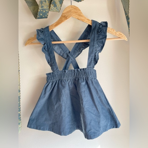 Carter's Blue Corduroy Overalls Girls 2T - Picture 2 of 4